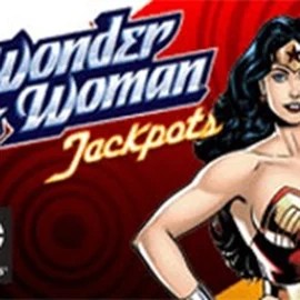 Wonder Woman Jackpots slot logo by Amaya at Letsjackpot Casino